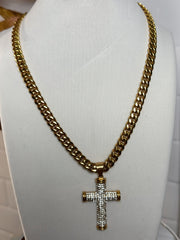 MINI STUDDED CROSS