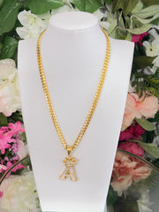 Initial necklace