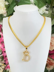 Initial necklace