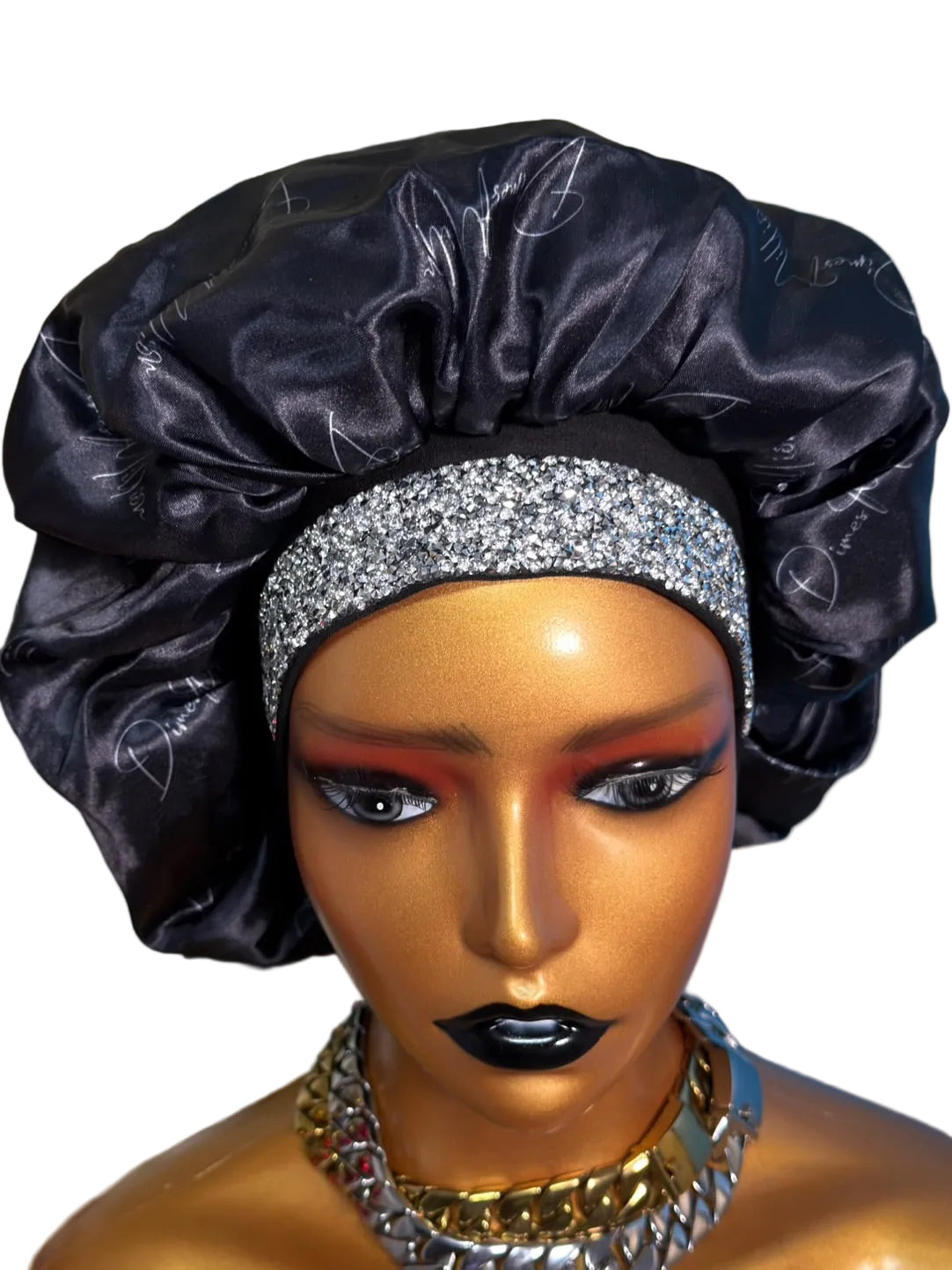 Dm logo silk bonnets