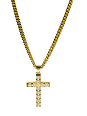 Million cross necklace