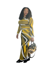 HEAT LONG SLEEVE DRESS
