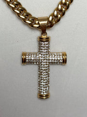 MINI STUDDED CROSS