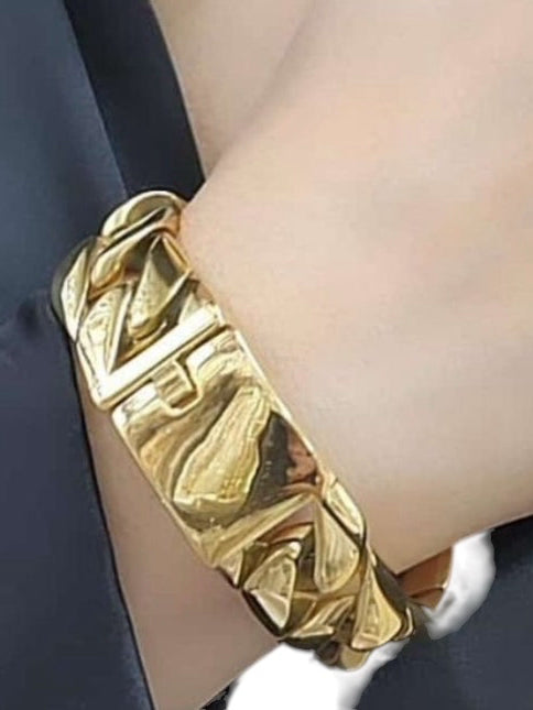 PROPS STAINLESS STEEL CUBAN BRACELET