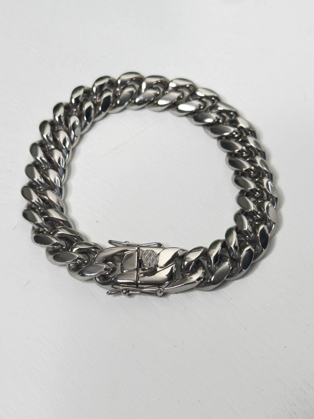 PROPS CUBAN LINK STAINLESS STEEL ANKLE BRACELETS