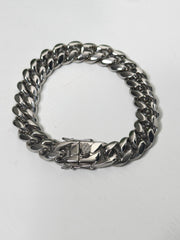 PROPS CUBAN LINK STAINLESS STEEL ANKLE BRACELETS