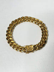 PROPS CUBAN LINK STAINLESS STEEL ANKLE BRACELETS
